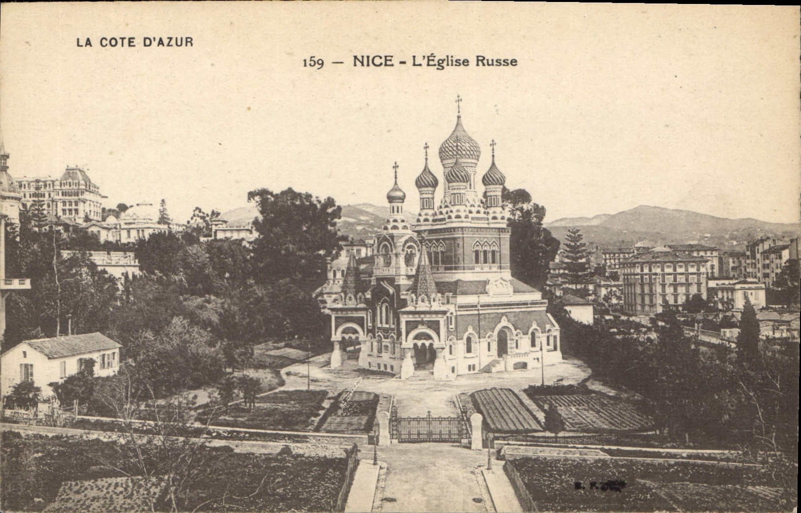 CPA La Cote d'Azur Nice l'Eglise Russe Russie Russia