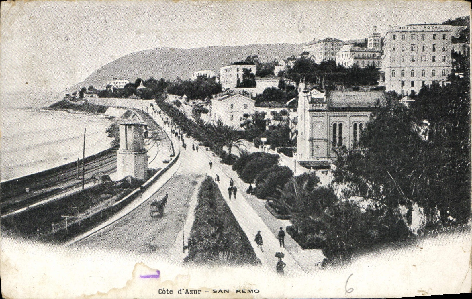 CPA Cote d'Azur San Remo 