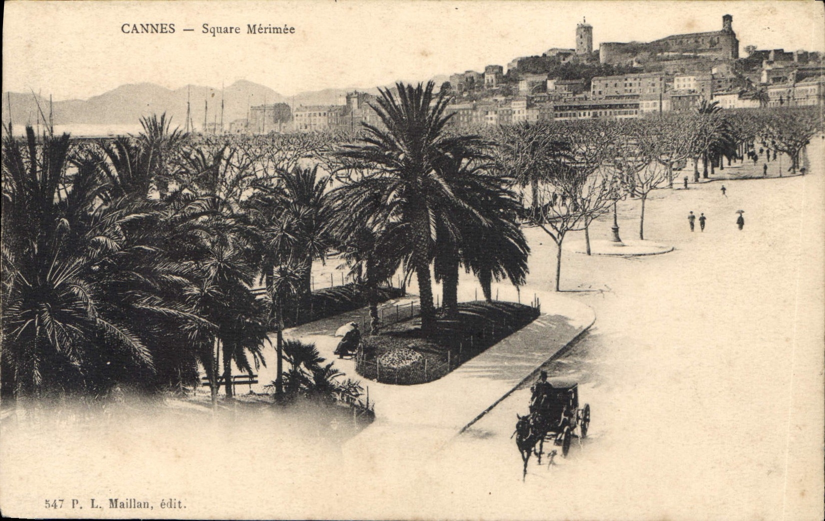 CPA Cannes Square Merimee 