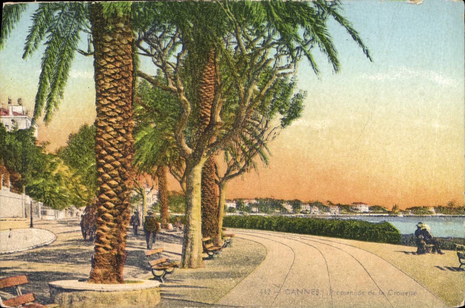 CPA Cannes Promenade de la Croisette