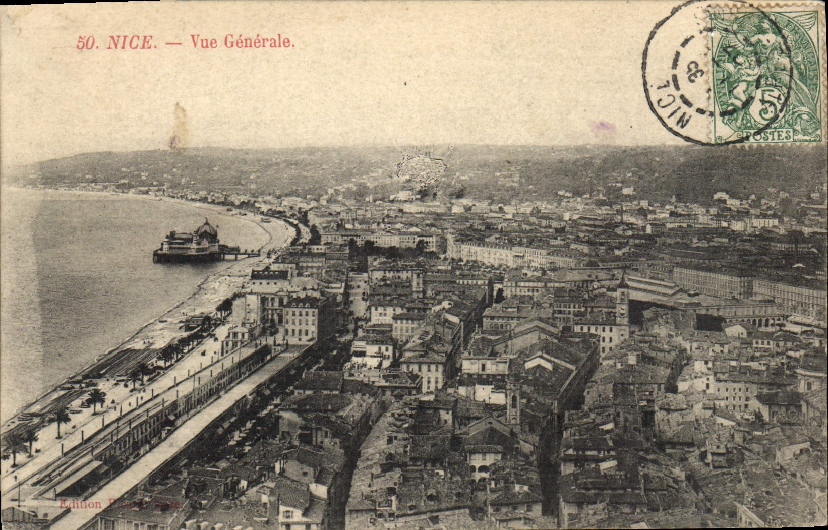 CPA Nice Vue Generale