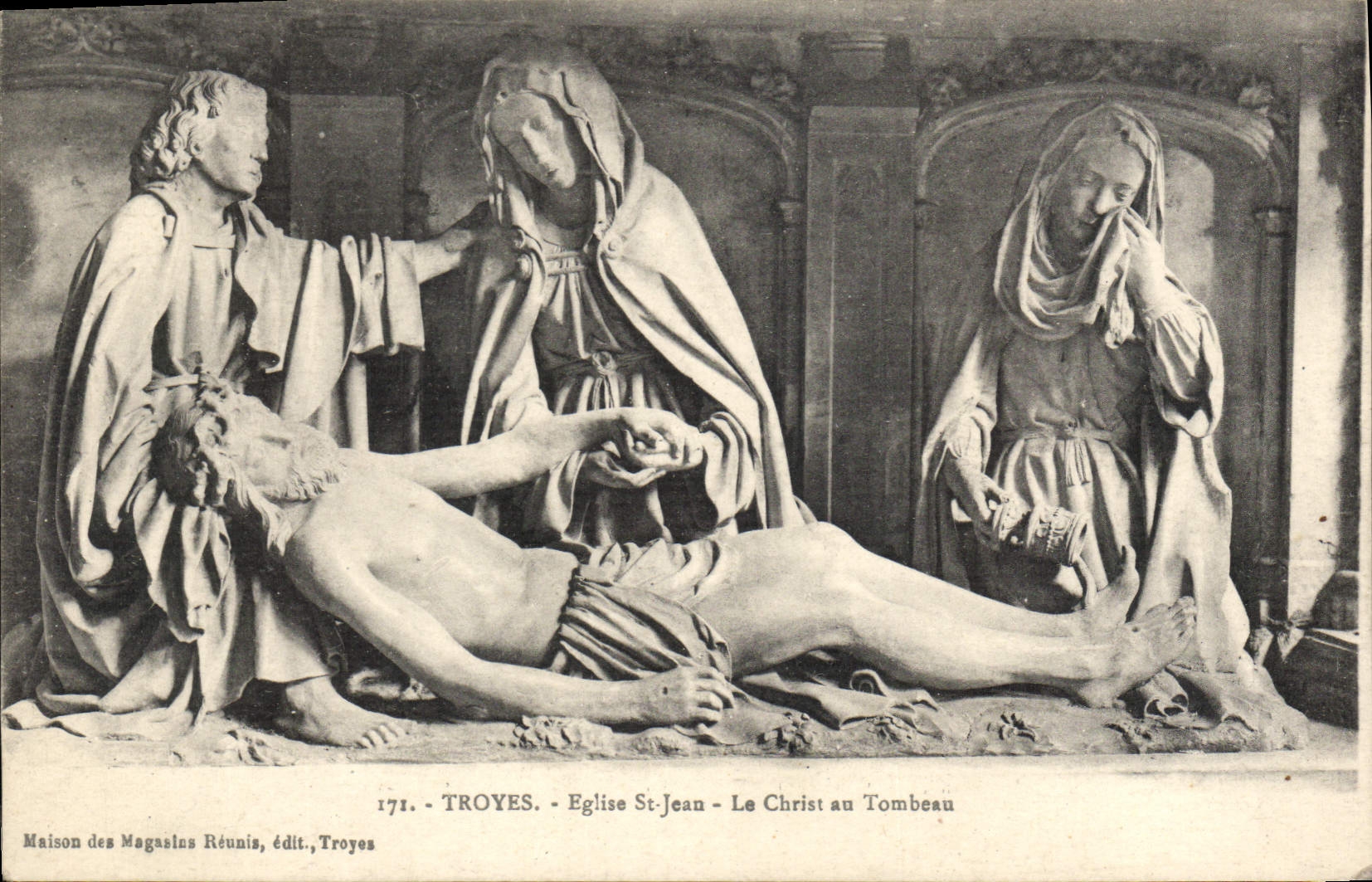 CPA Troyes Eglise St Jean Le Christ au Tombeau 
