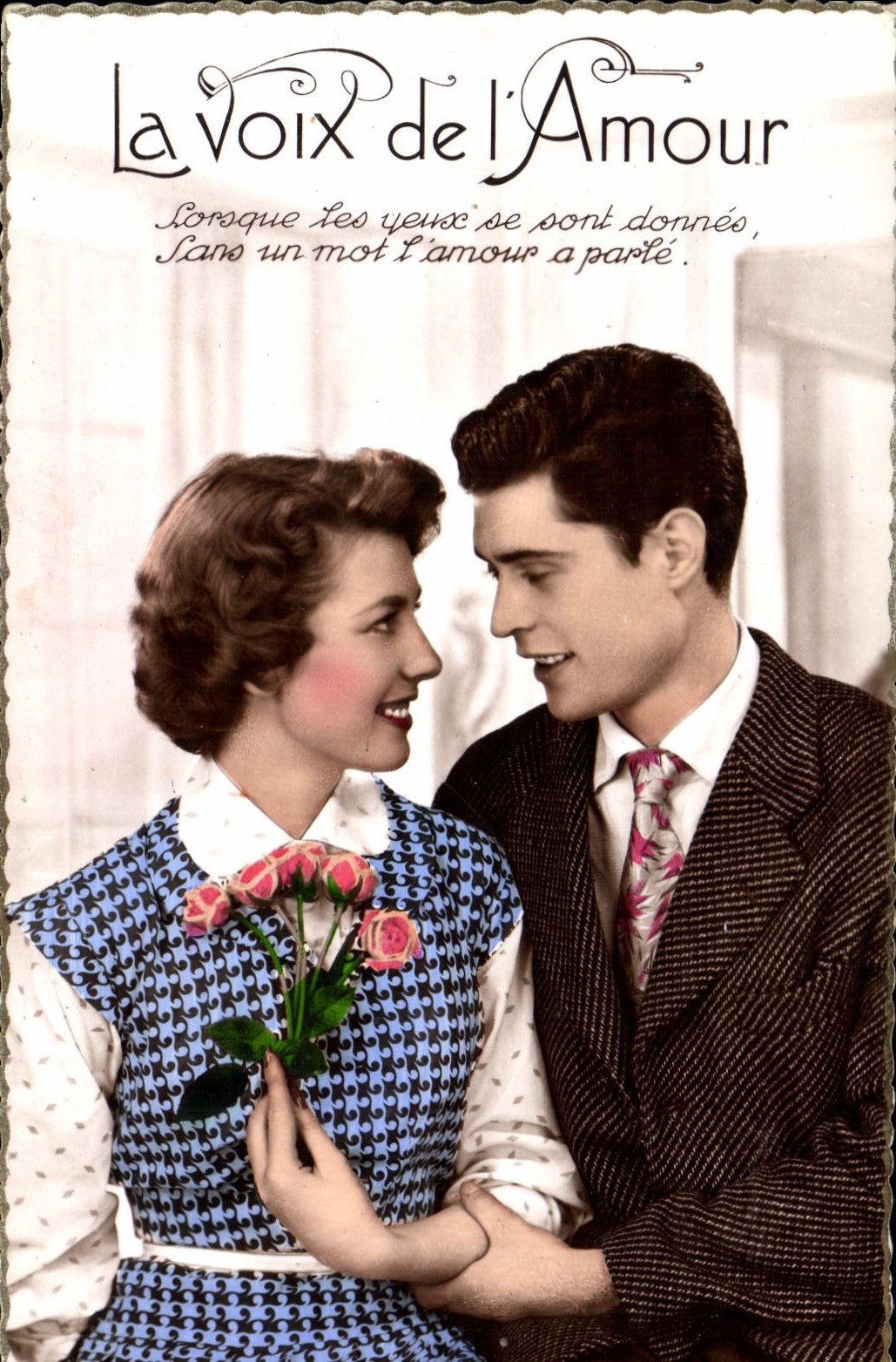 CPA La Voix de l'Amour Femme