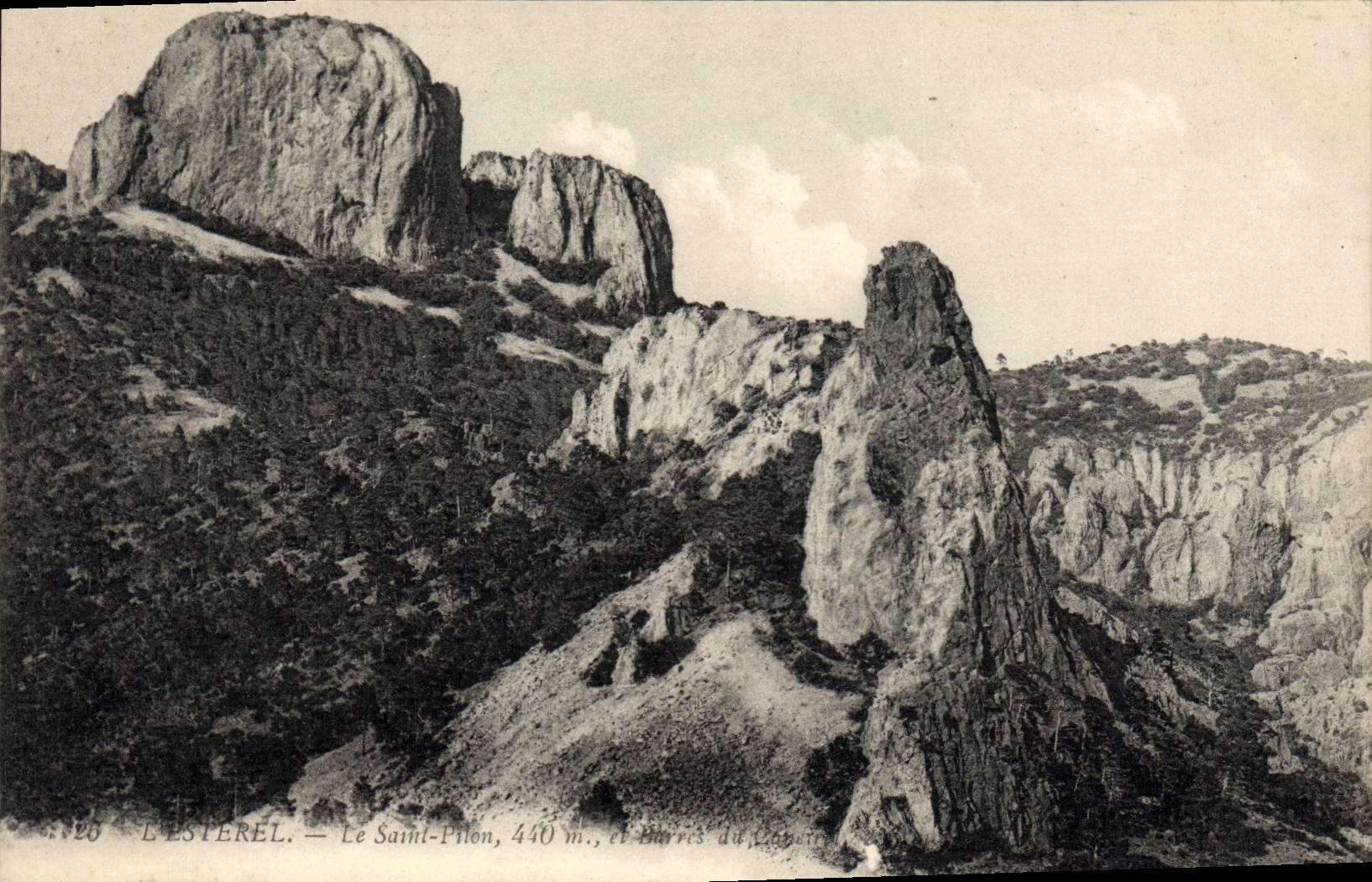 CPA L'Esterel Le Saint Pilon 