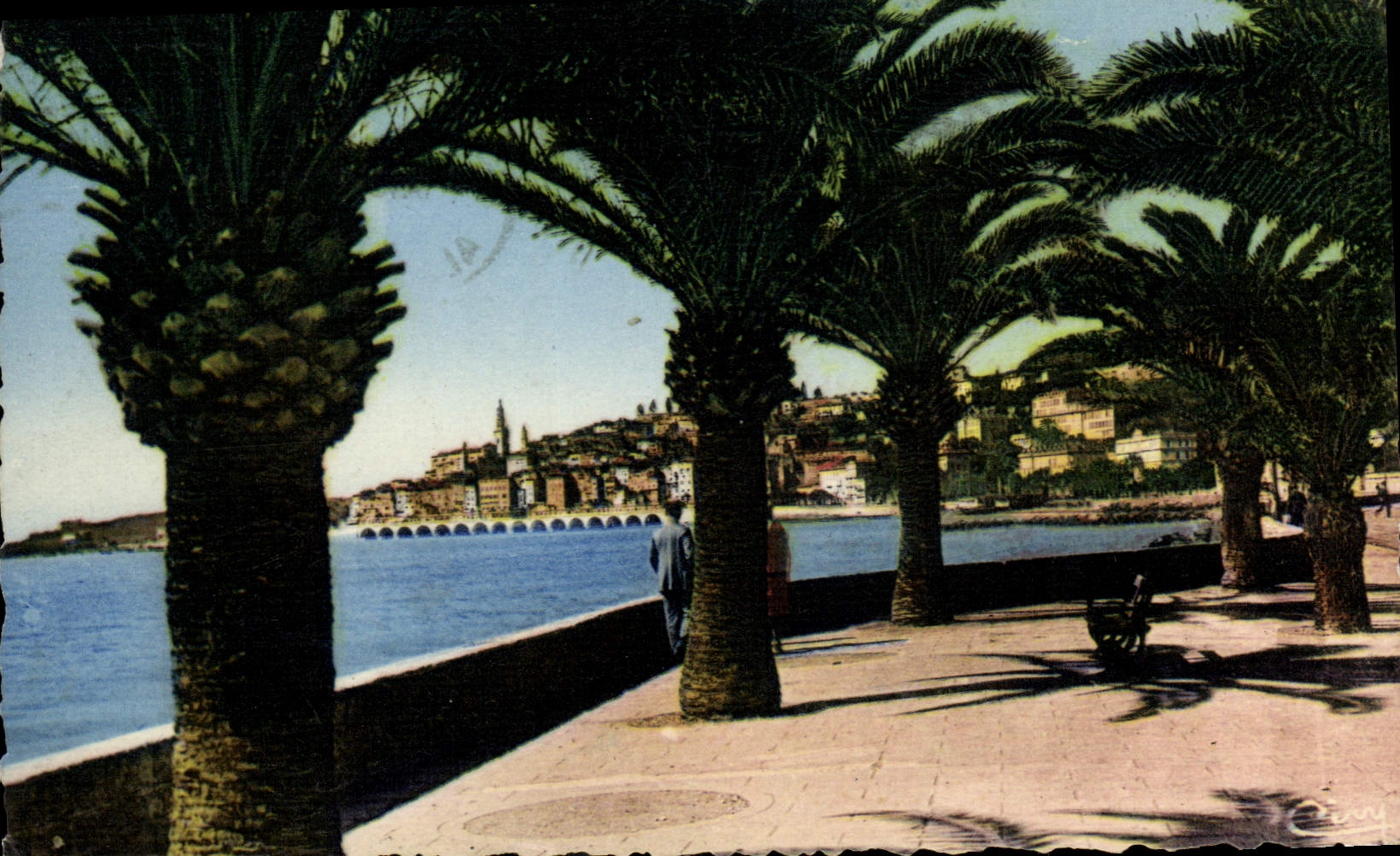 CPA Menton AM vu de Garavan 