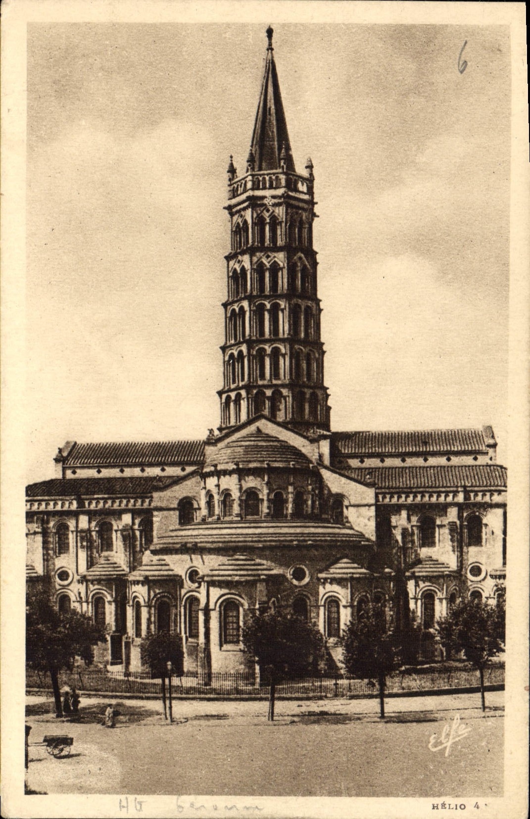 CPA Toulouse Abside de la Cathedrale 