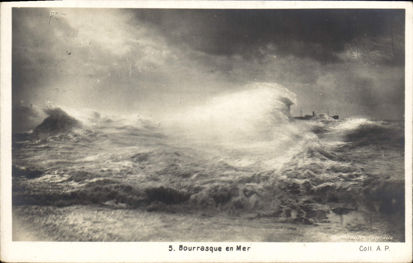 CPA Bourrasque en Mer 