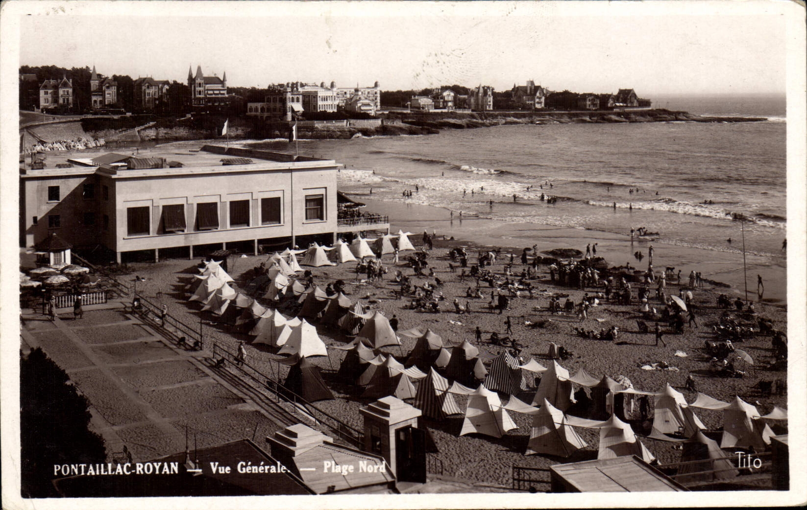 CPA Pontaillac Royan Vue Generale 