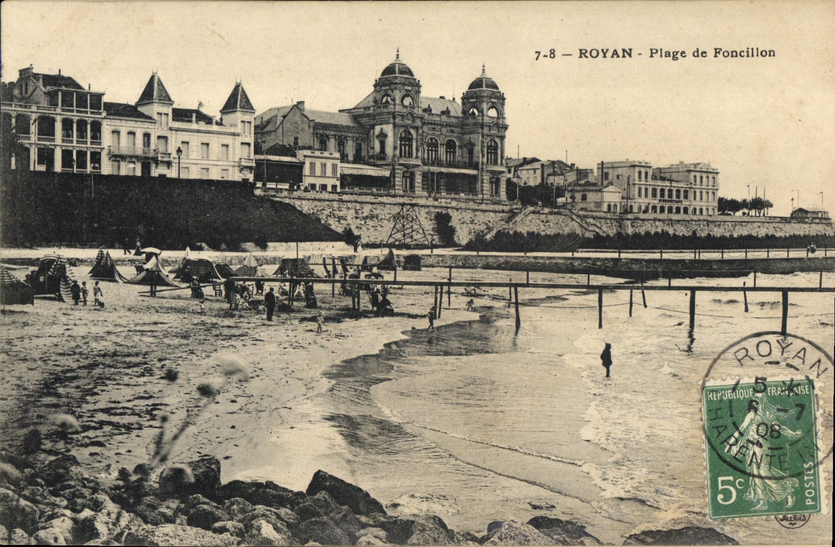 CPA Royan Plage de Foncillon