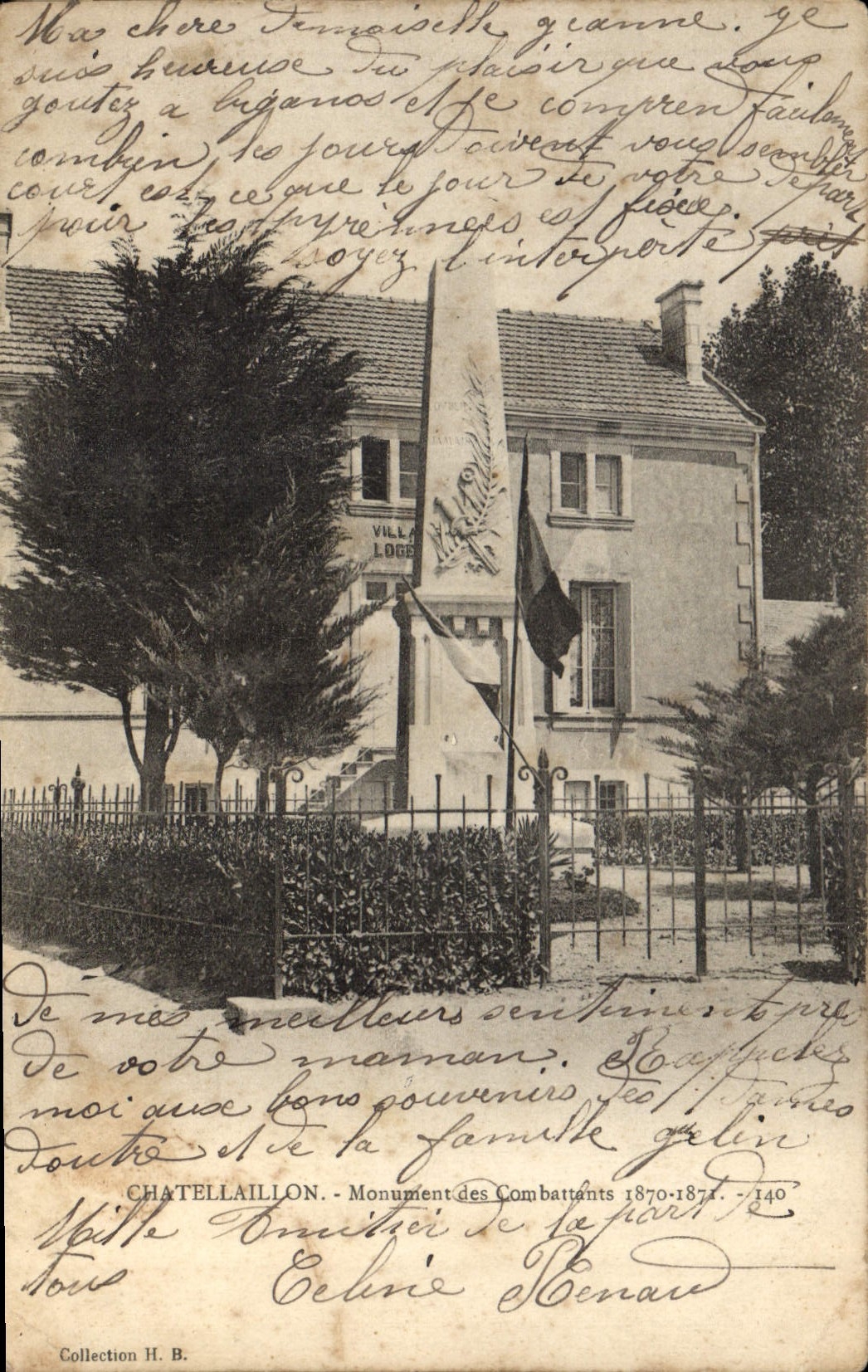 CPA Chatellaillon Monument des Combattants