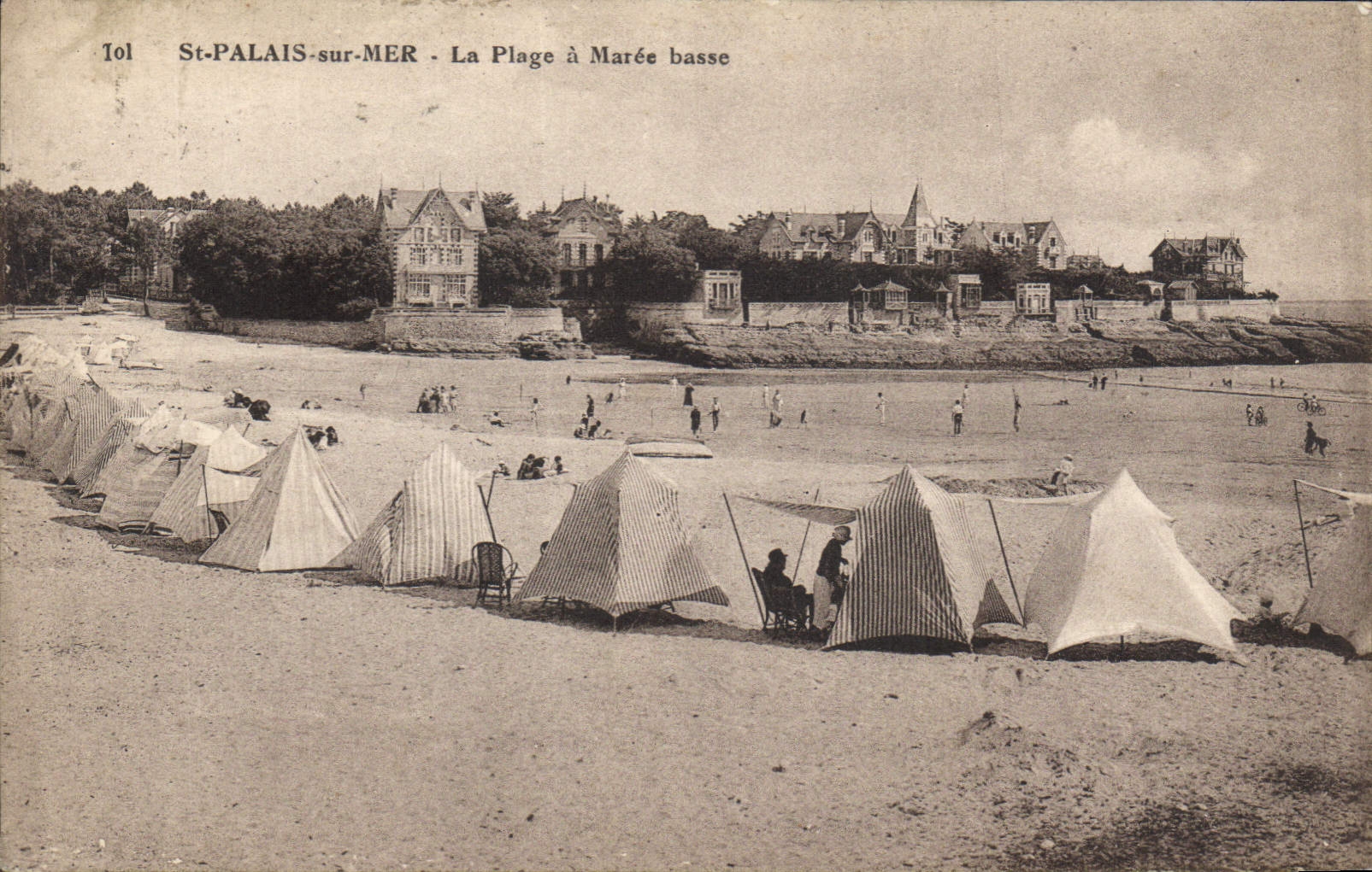 CPA St Palais sur Mer La Plage a Maree basse