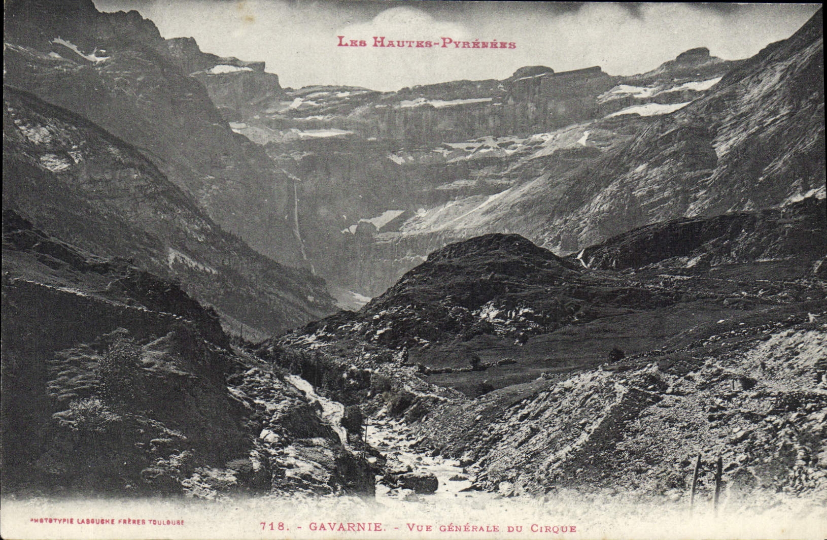 CPA Gavarnie Vue generale du Cirque 