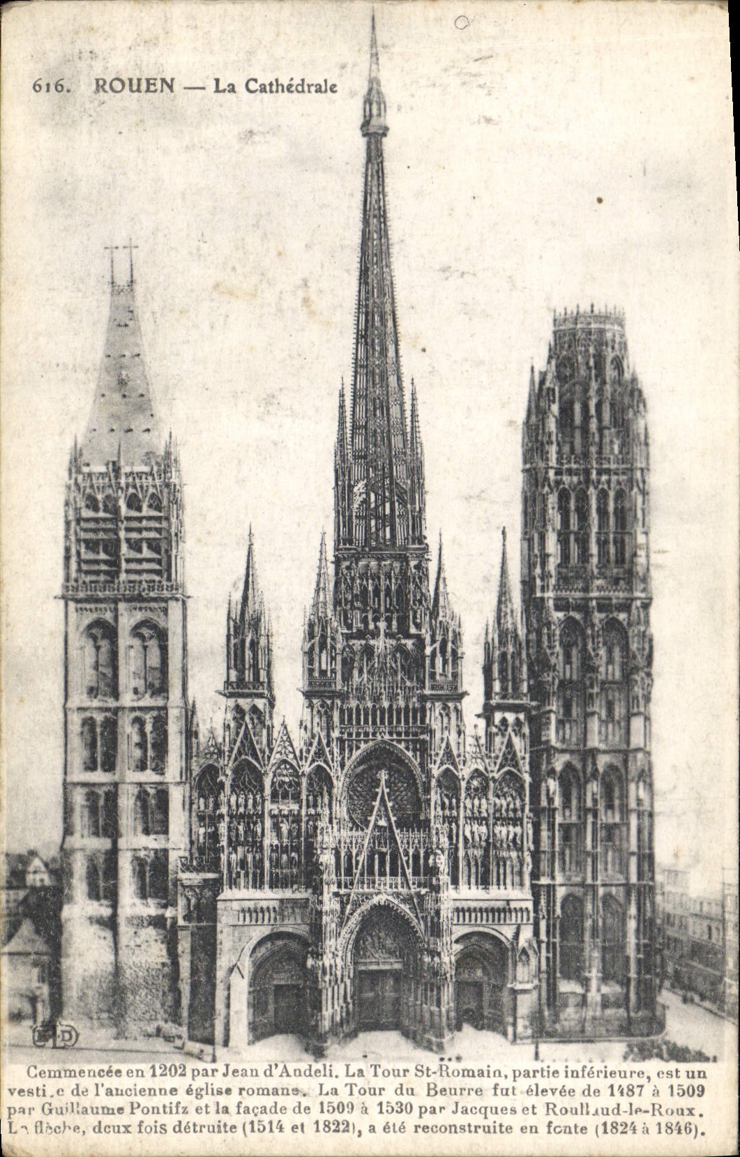 CPA Rouen La Cathedrale 
