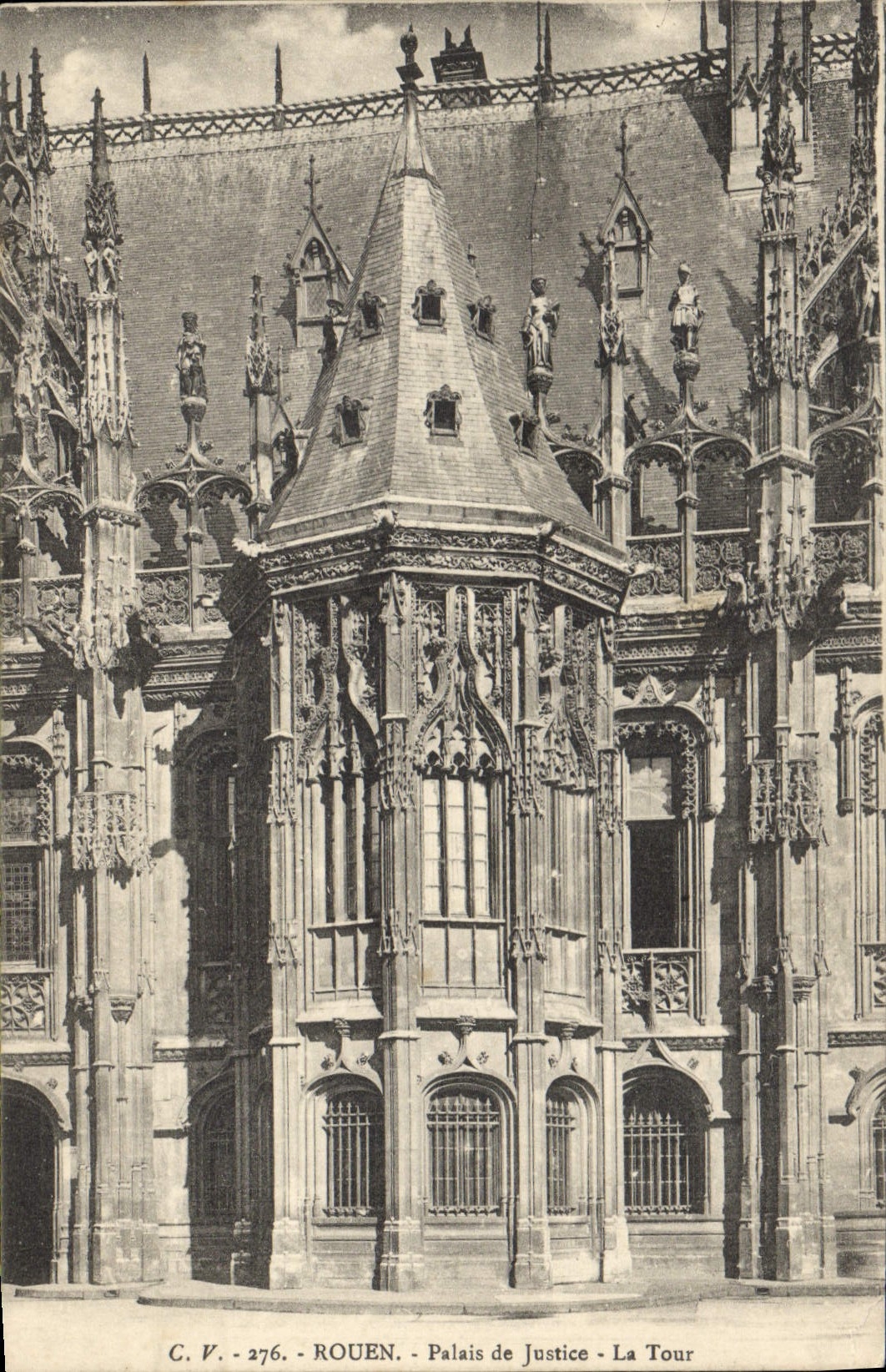 CPA Rouen Palais de Justice La Tour 