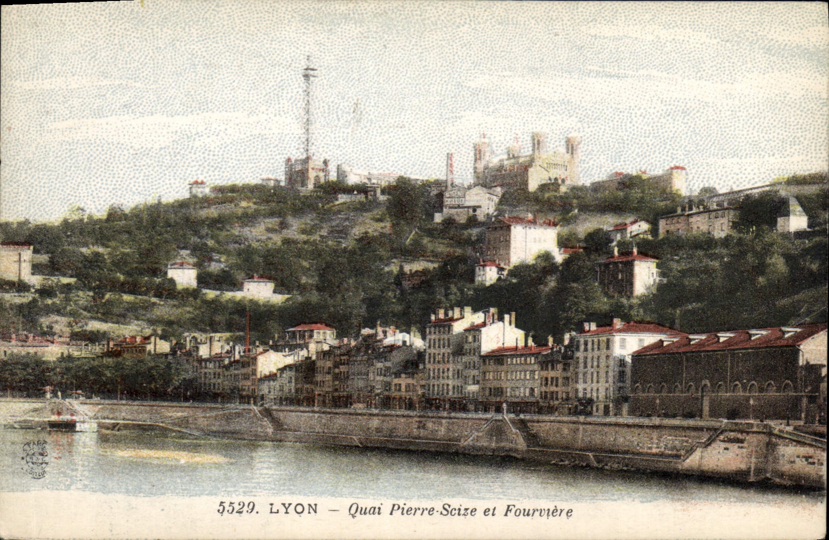CPA Lyon Quai Pierre Seize et Fourviere 