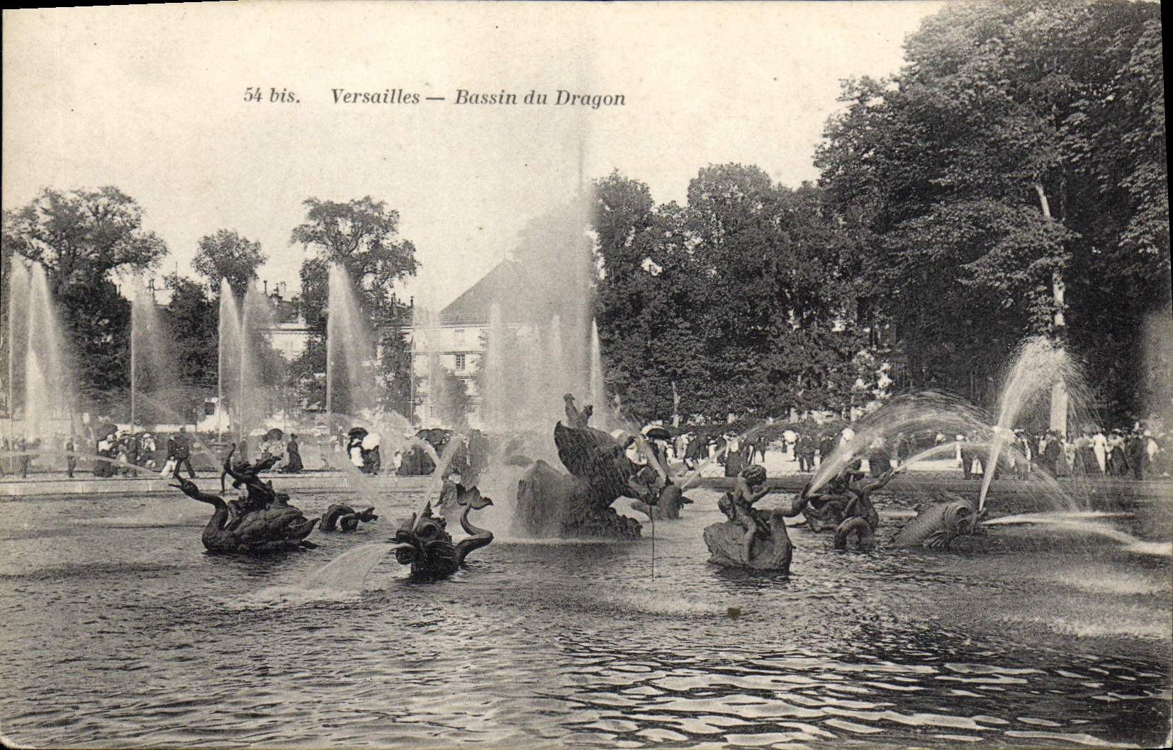 CPA Versailles Bassin du Dragon 