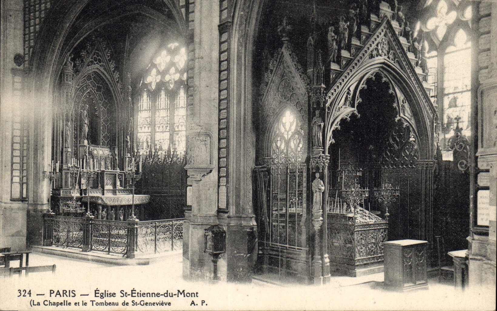 CPA Paris Eglise St Etienne du Mont 