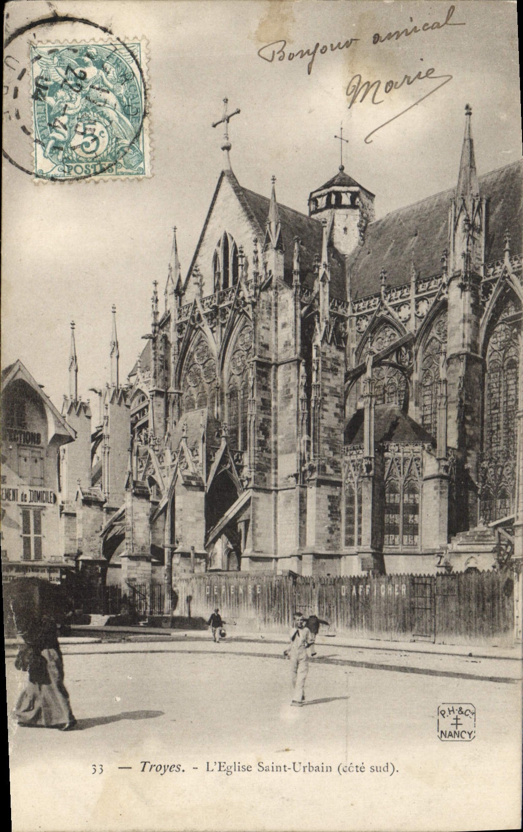 CPA Troyes L'Eglise Saint Urbain 
