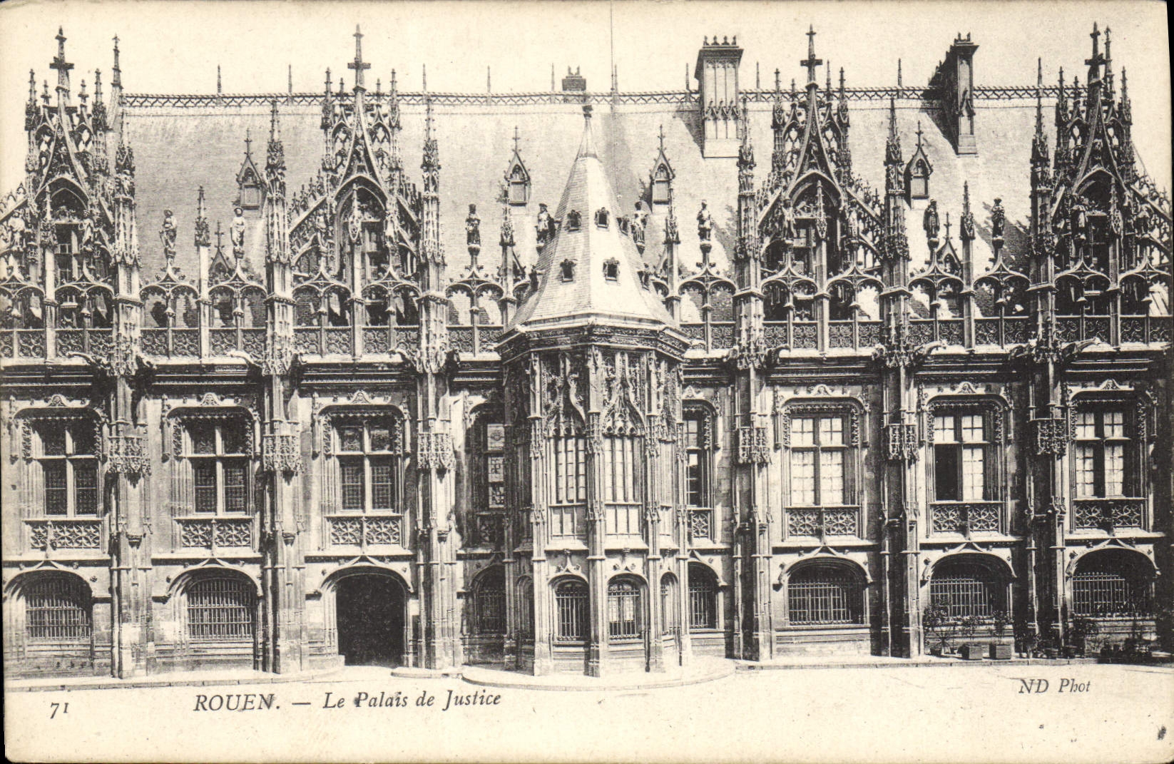 CPA Rouen Le Palais de Justice 