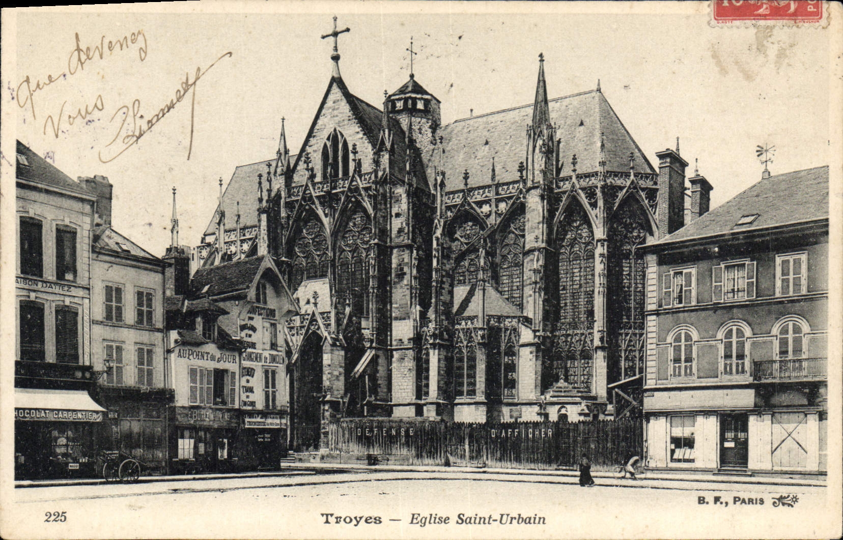 CPA Troyes Eglise Saint Urbain 
