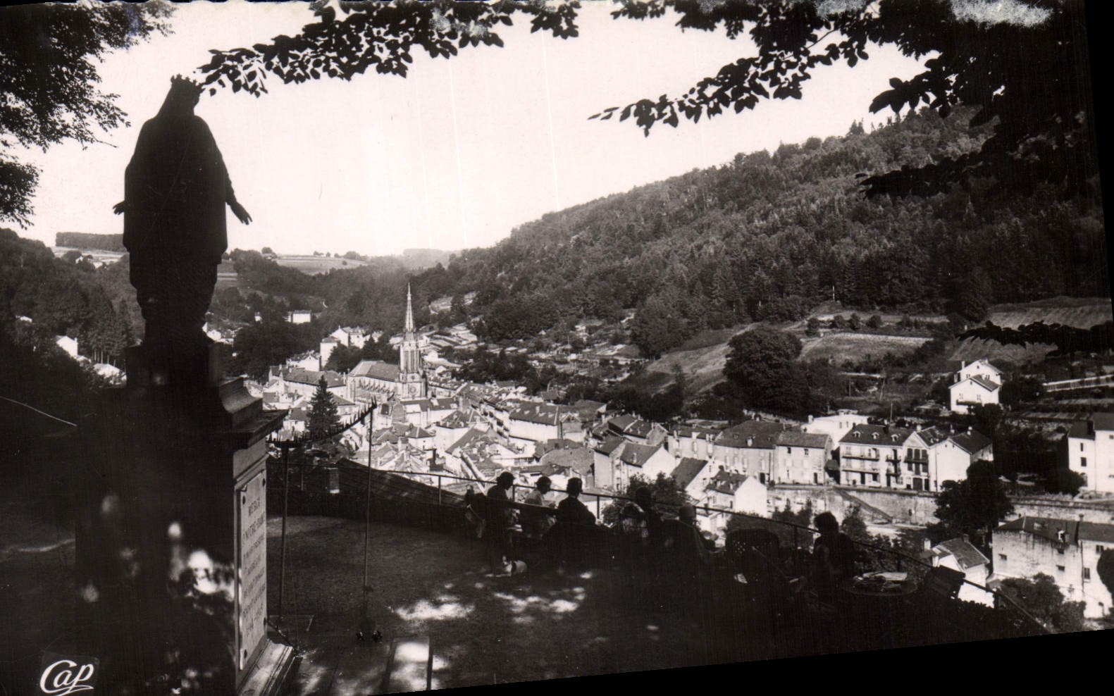 CPA Plombieres les Bains Vue generale de la Terrasse de la Vierge