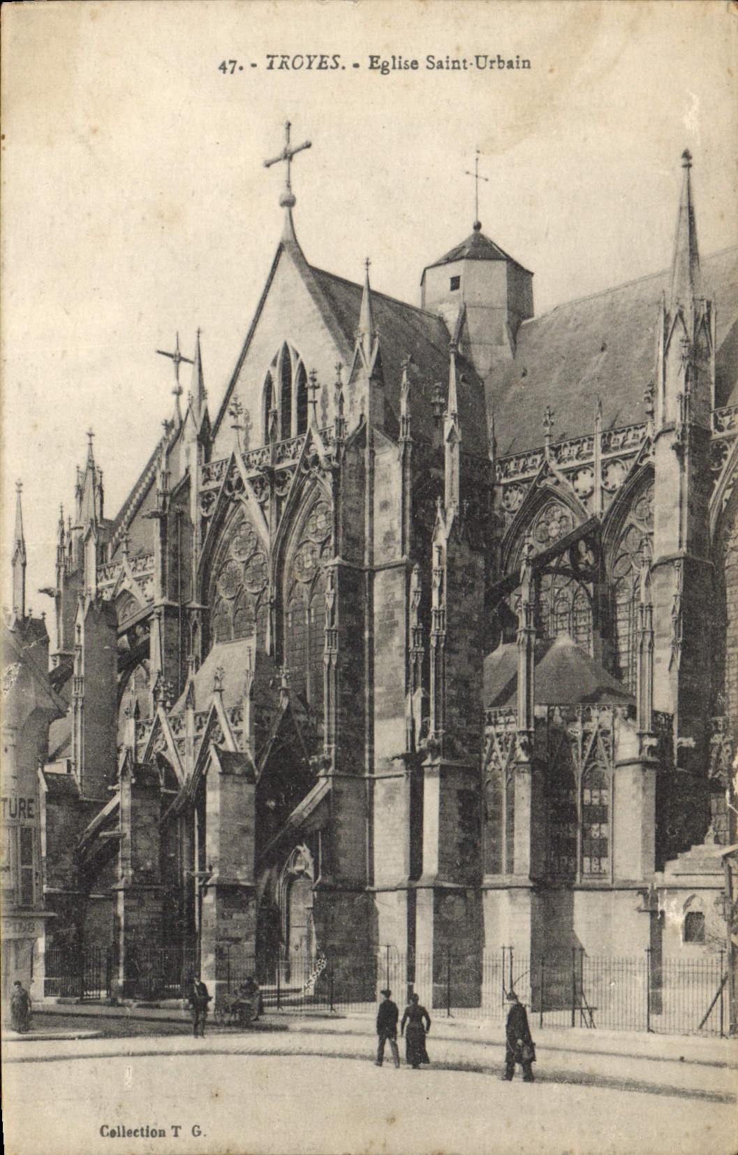 CPA Troyes  Eglise Saint Urbain 