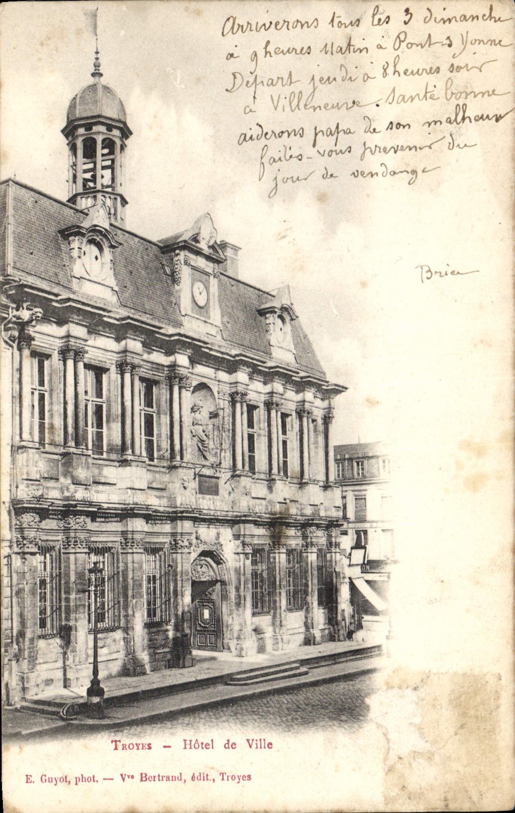 CPA Troyes  Hotel de Ville 