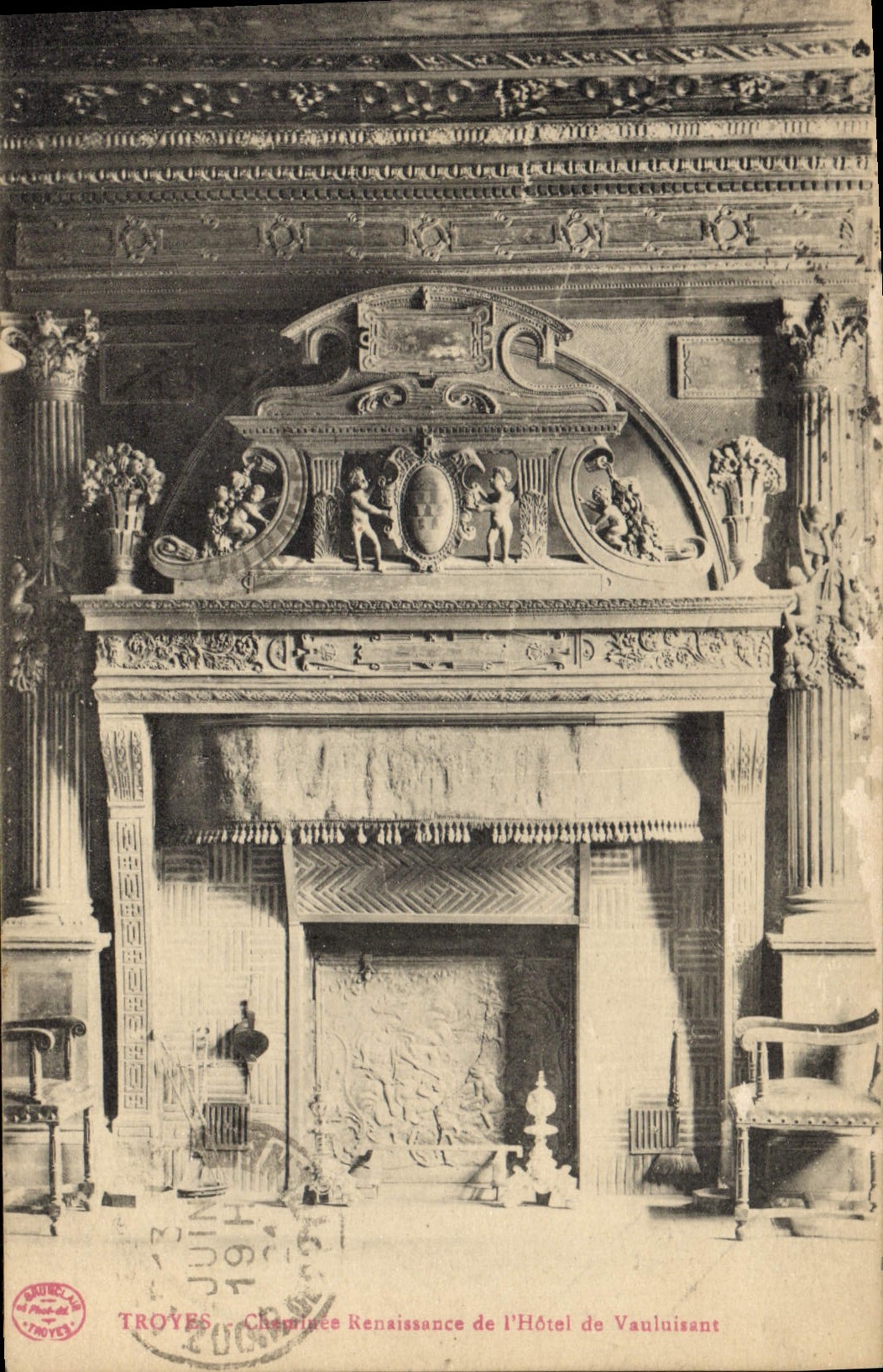 CPA Troyes Renaissance de l'Hotel de Vauluisant