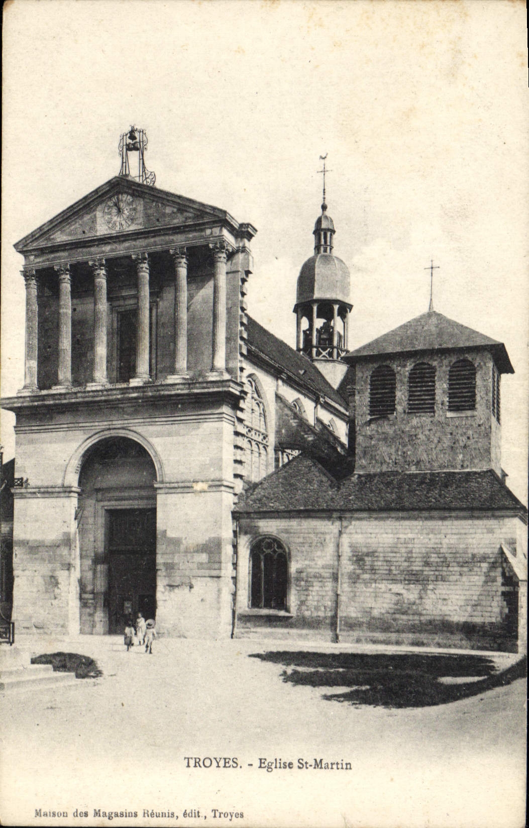 CPA Troyes  Eglise St Martin 