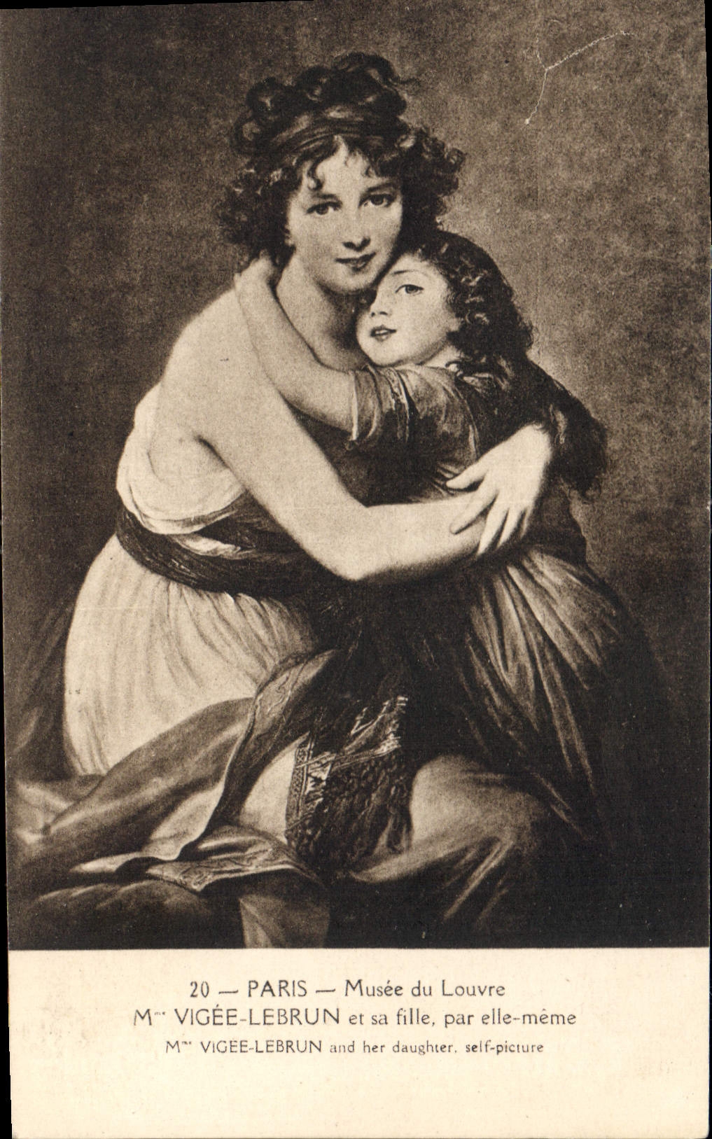CPA Paris Musee du Louvre Vigee Lebrun 