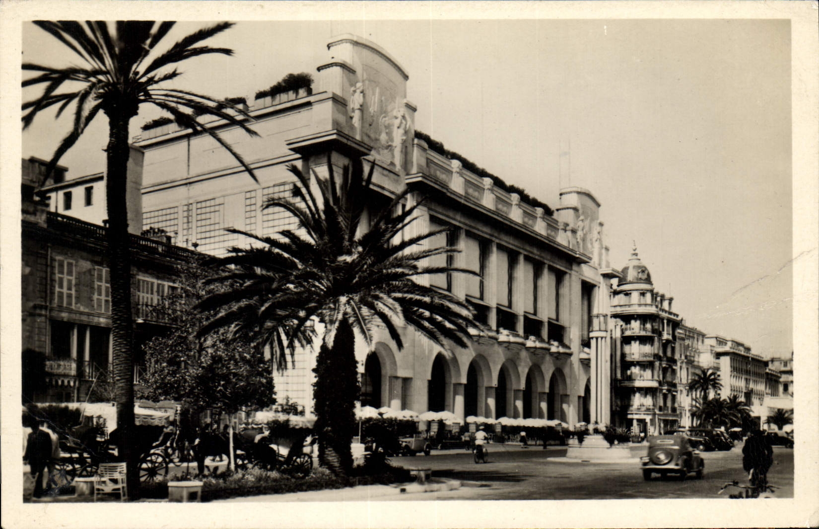 CPA Nice La Promenade et Palais de la Mediterranee