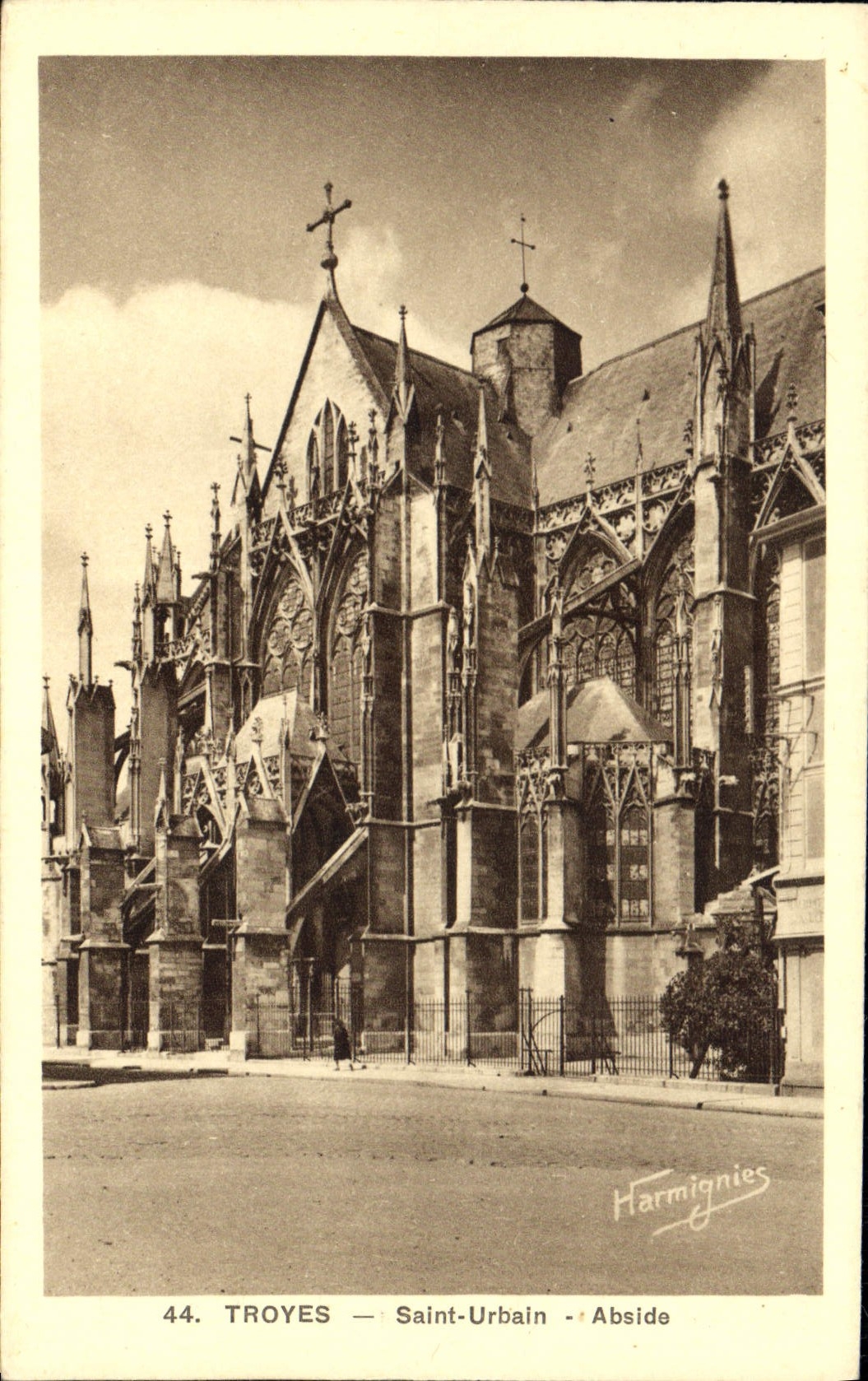 CPA Troyes Saint Urbain Abside 