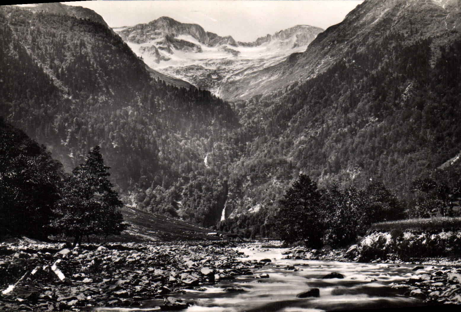 CPA Environs de Luchon Vallee du Lys Les glaciers 