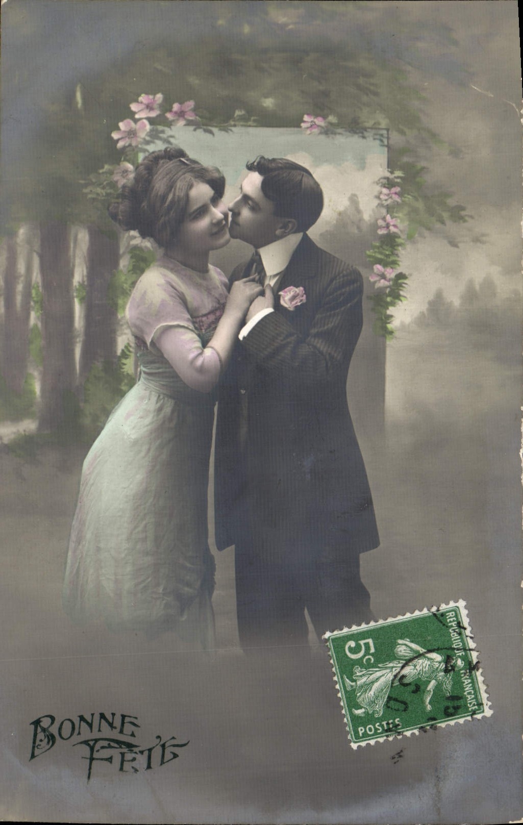 CPA Bonne Fete Femme