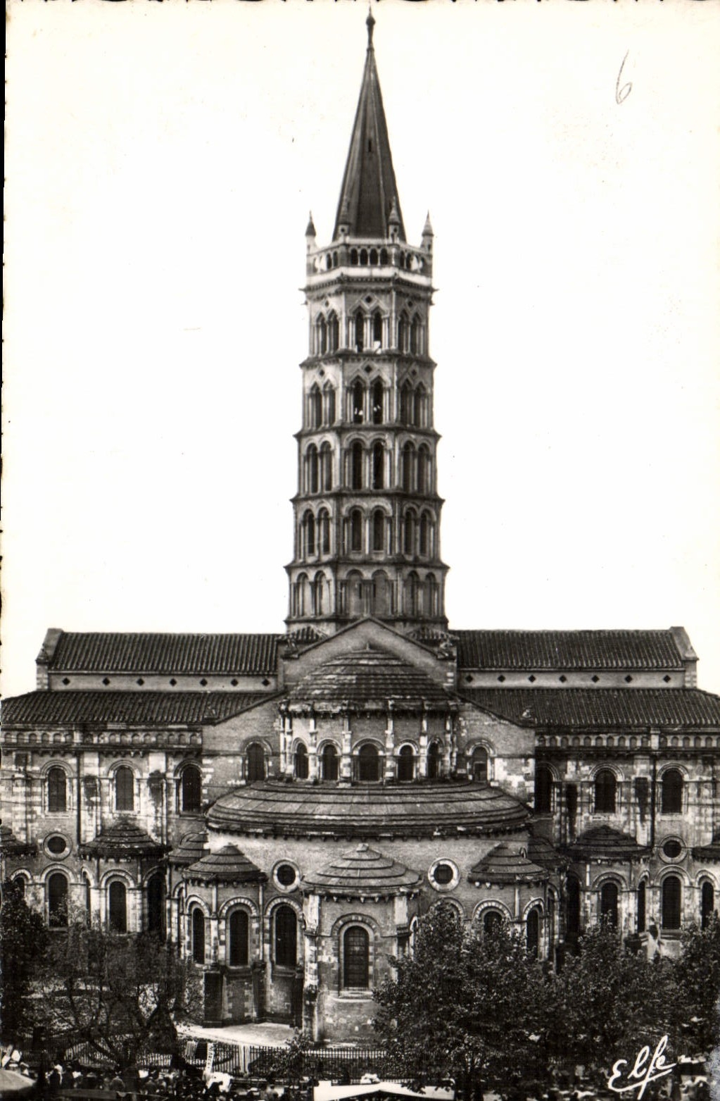 CPA Toulouse Abside de la Basilique St Sernin