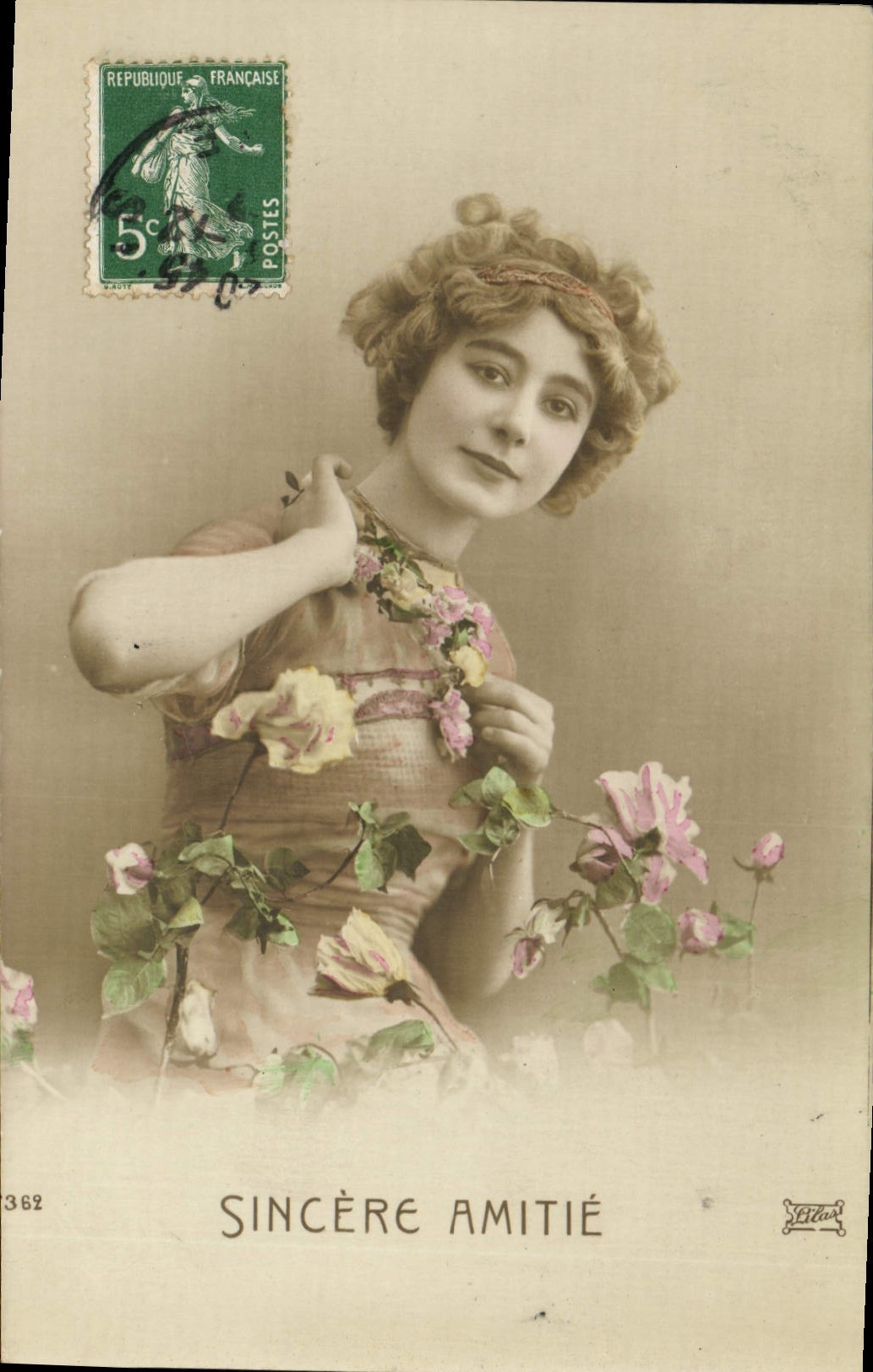 CPA Sincere Amitie Femme