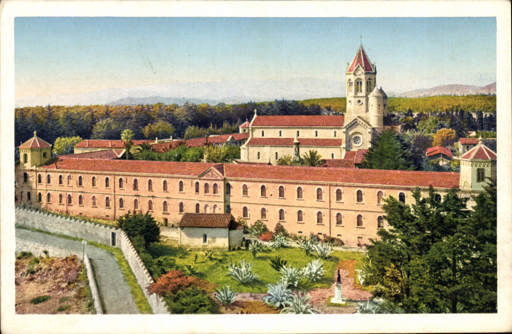 CPA Ile Saint Honorat Monastere de Lerins