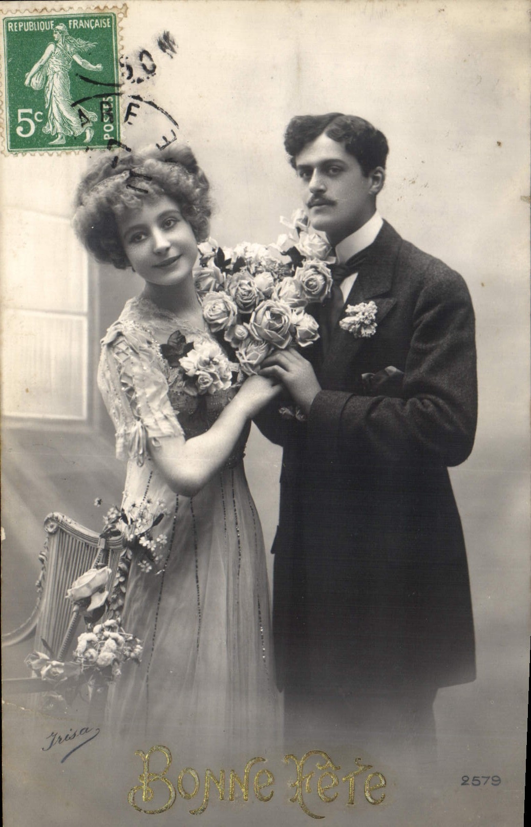 CPA Bonne Fete Femme