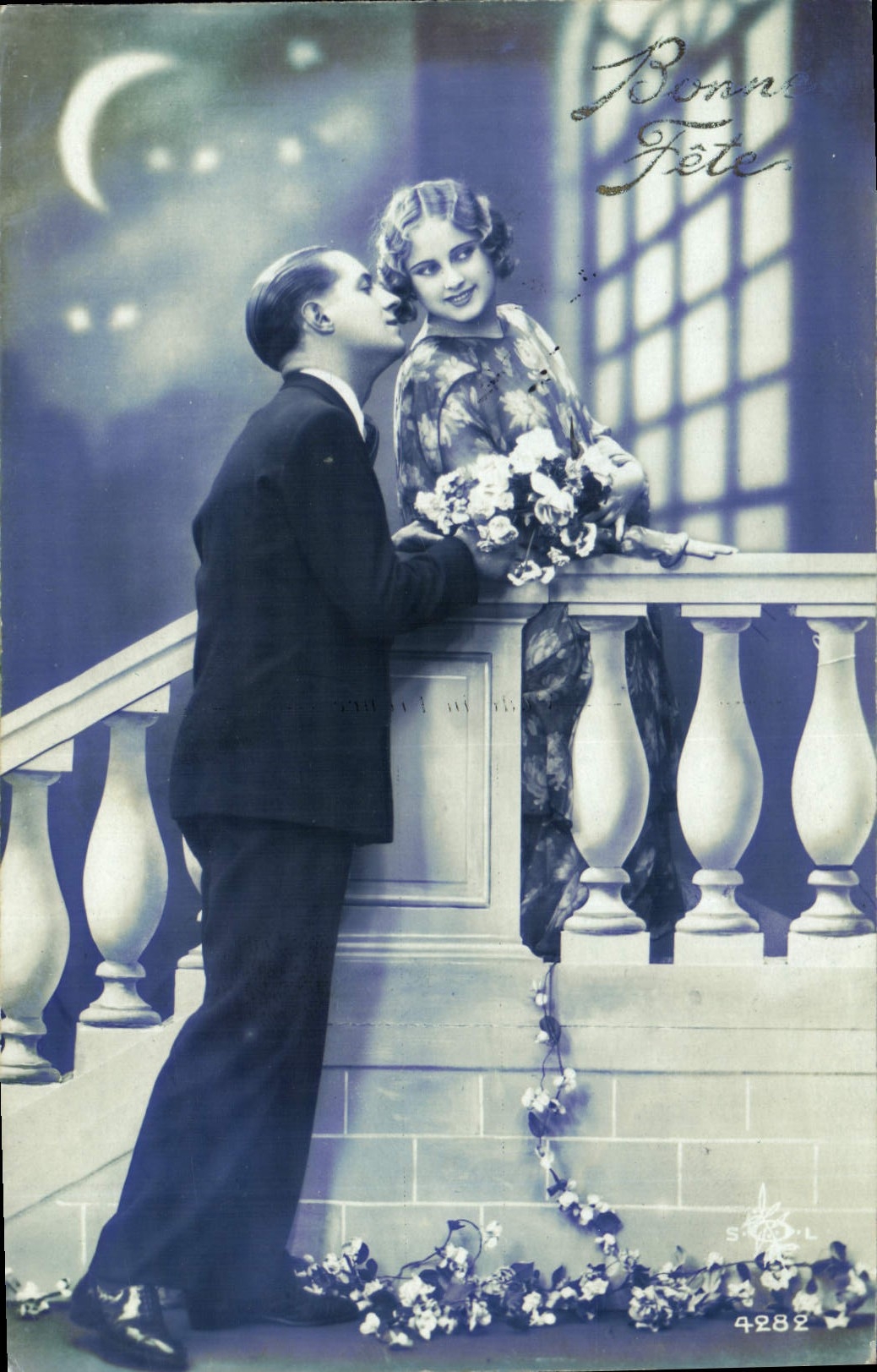 CPA Bonne Fete Femme