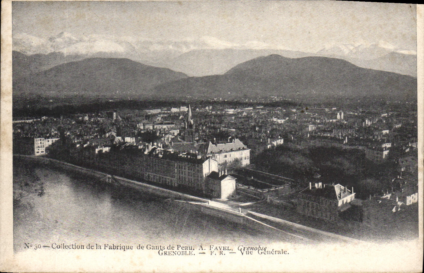 CPA Collection de la Fabrique de Peau Grenoble Vue Generale 