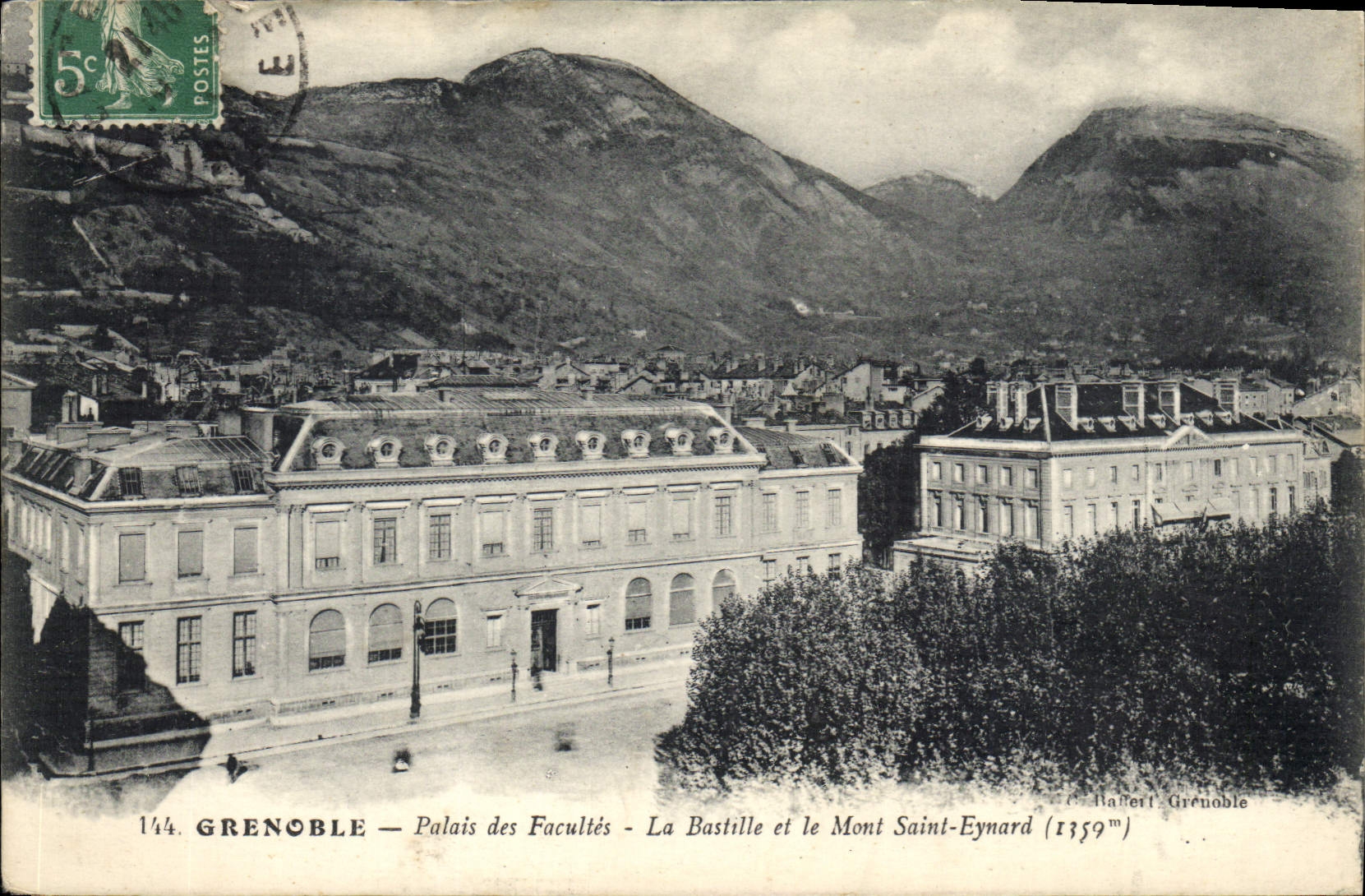 CPA Grenoble Palais des Facultes La Bastille et le Mont Saint Eynard 