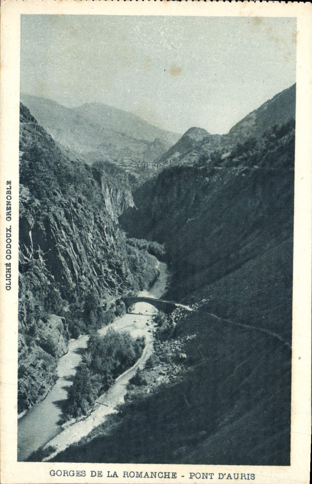 CPA Gorges de la Romanche Pont d'Auris 