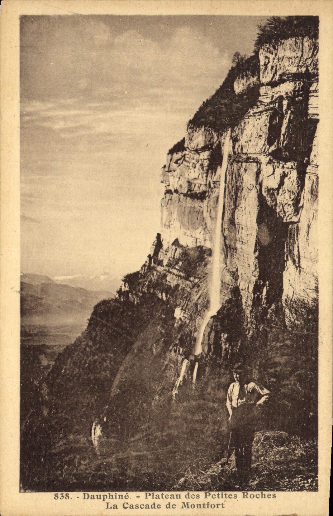 CPA Dauphine Plateau des Petites Roches La Cascade de Montfort 