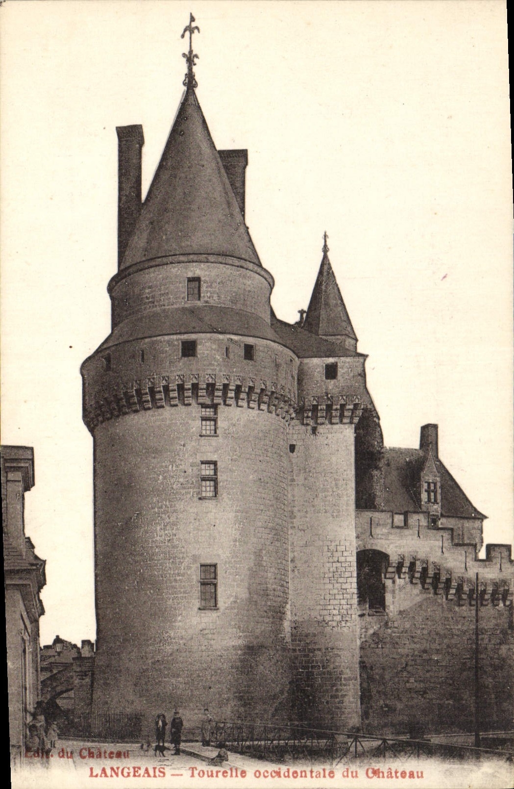 CPA Langeais Tourelle occidentale du Chateau