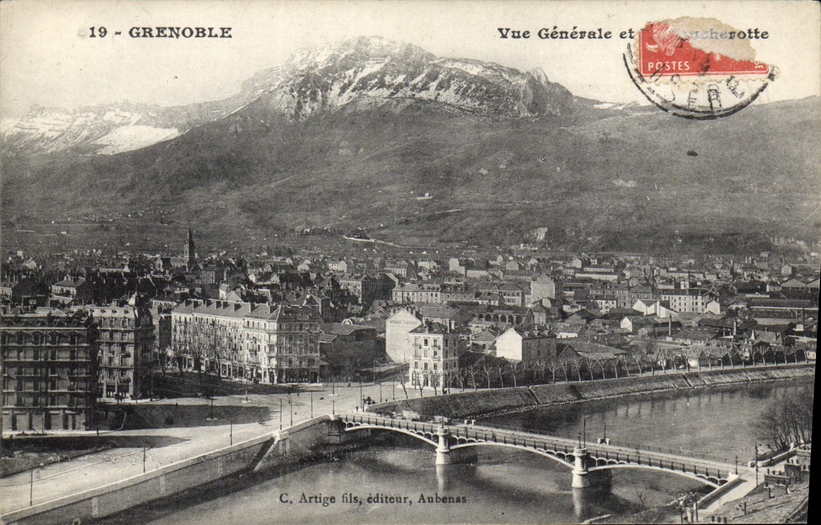 CPA Grenoble Vue Generale 