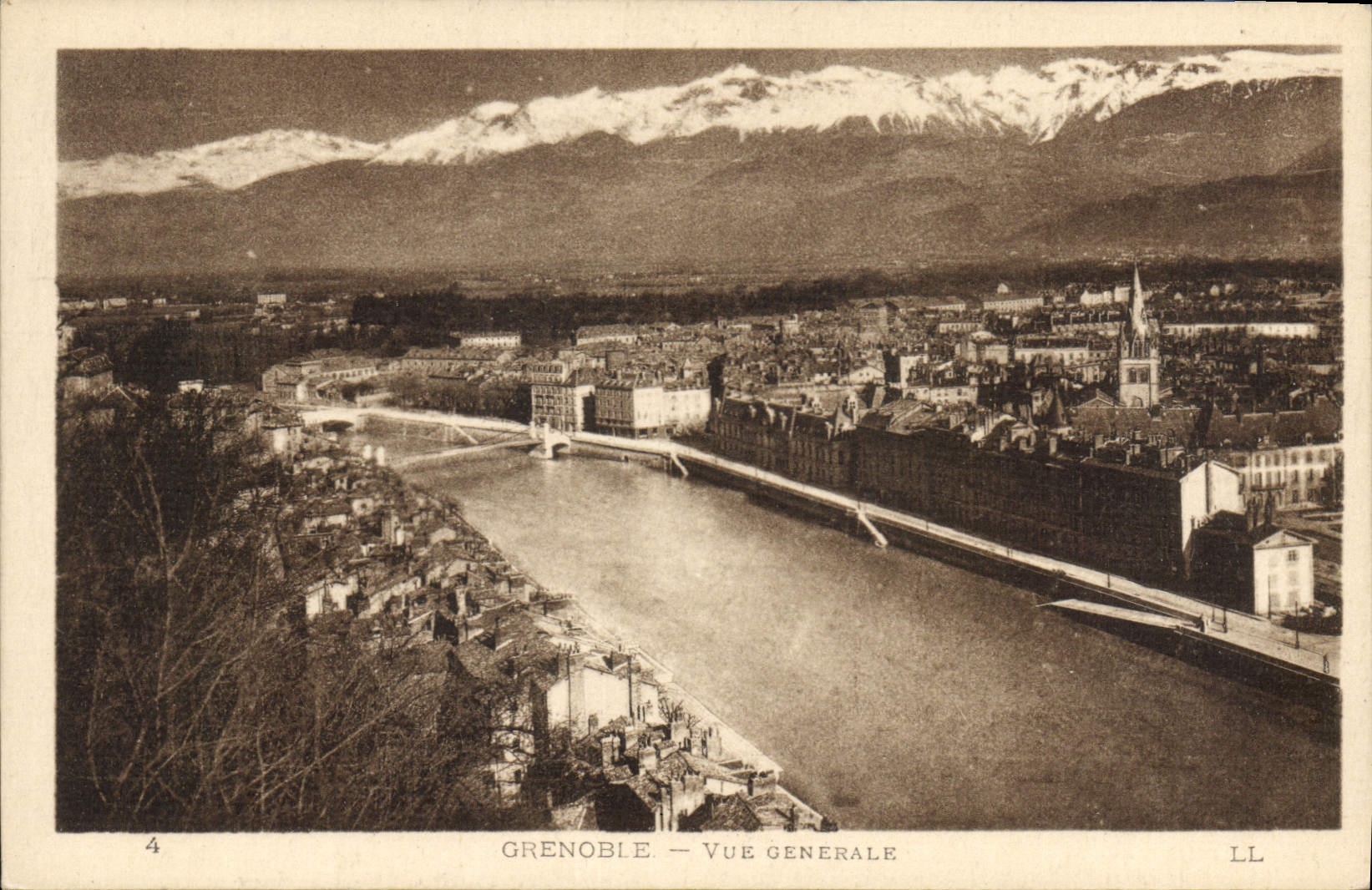 CPA Grenoble Vue Generale 