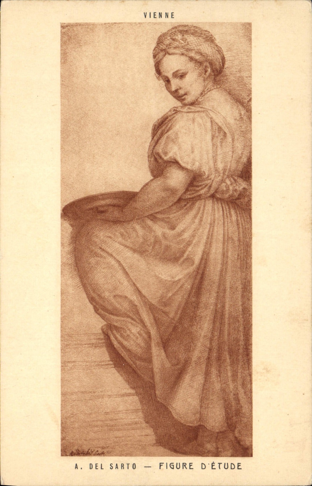 CPA Vienne Figure d'Etude Del Sasrto