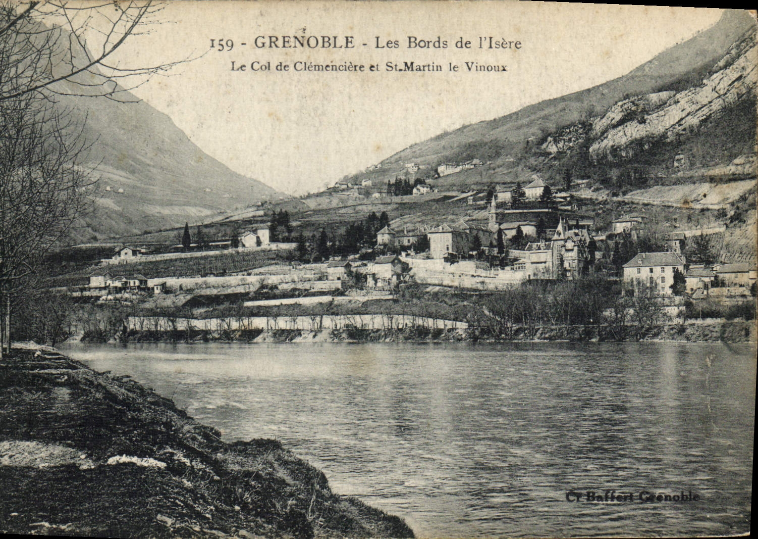 CPA Grenoble Les Bords de l'Isere Le col de Clemenciere et St martin de Vinoux