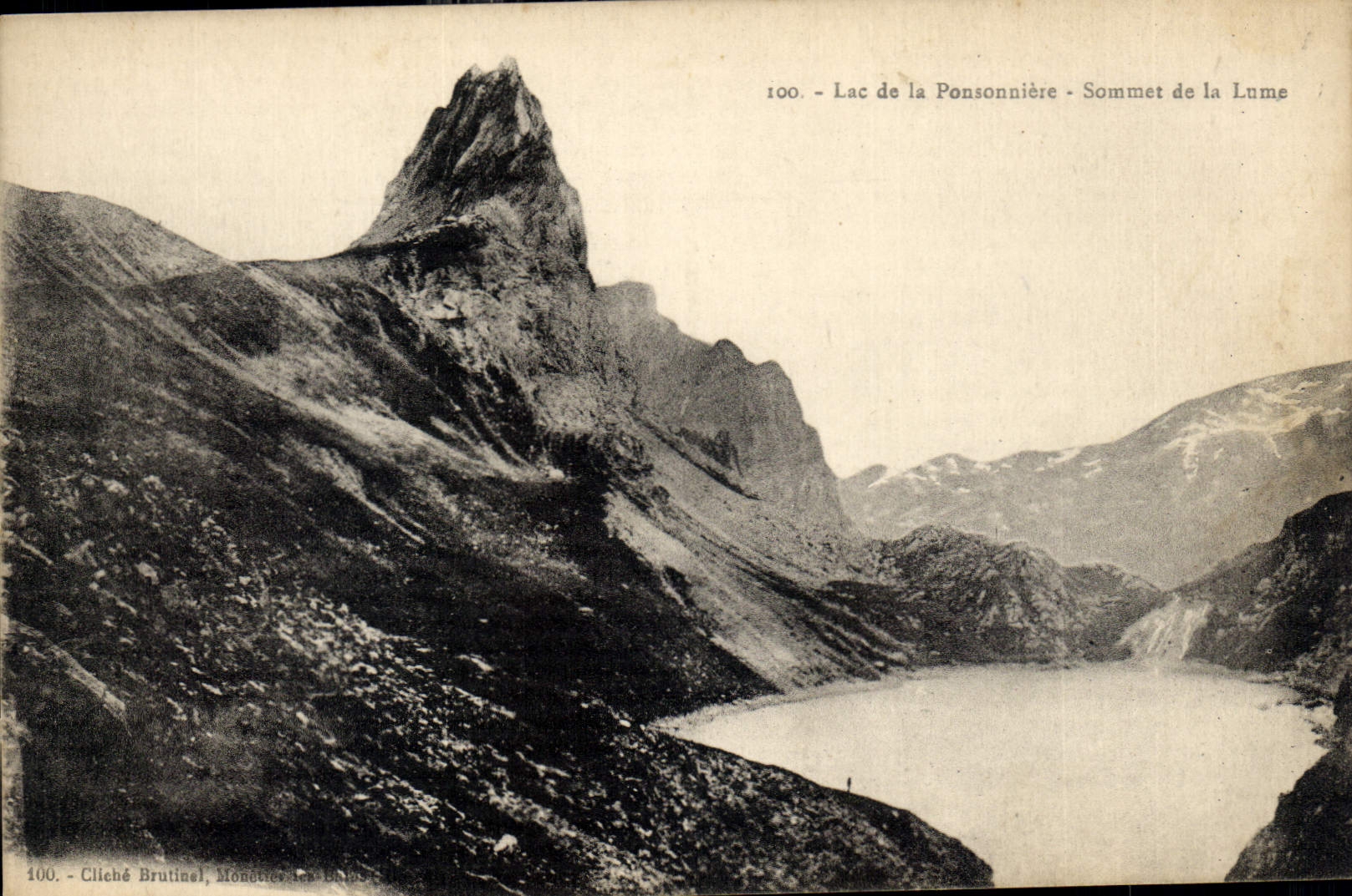 CPA Lac de la Ponsonniere Sommet de la Lume