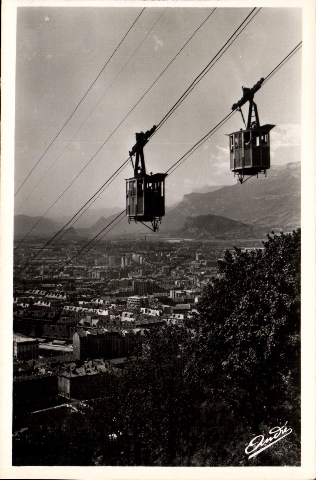 CPA Grenoble Teleferique de la Bastille 